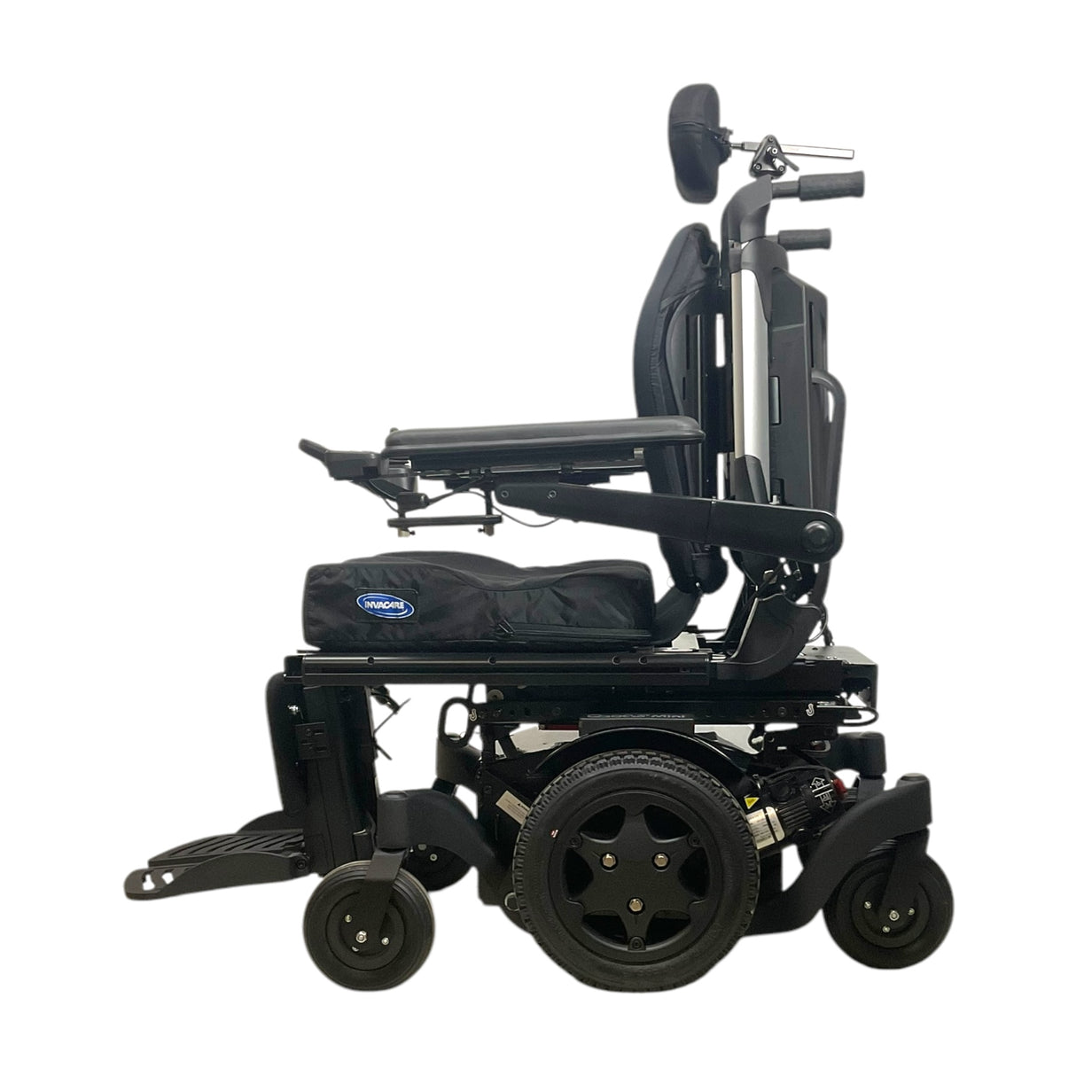 Left Side View of Quickie Q300 M Mini Rehab Power Chair