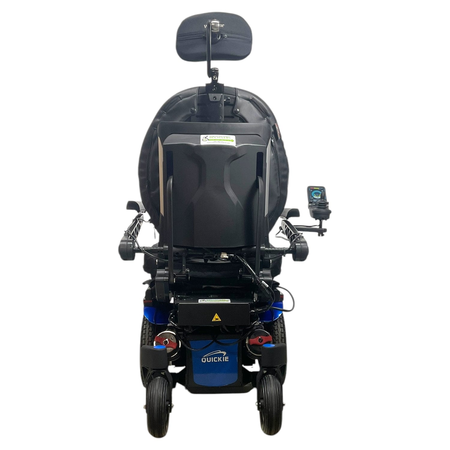 Back View of Quickie Q300 M Mini Power Chair