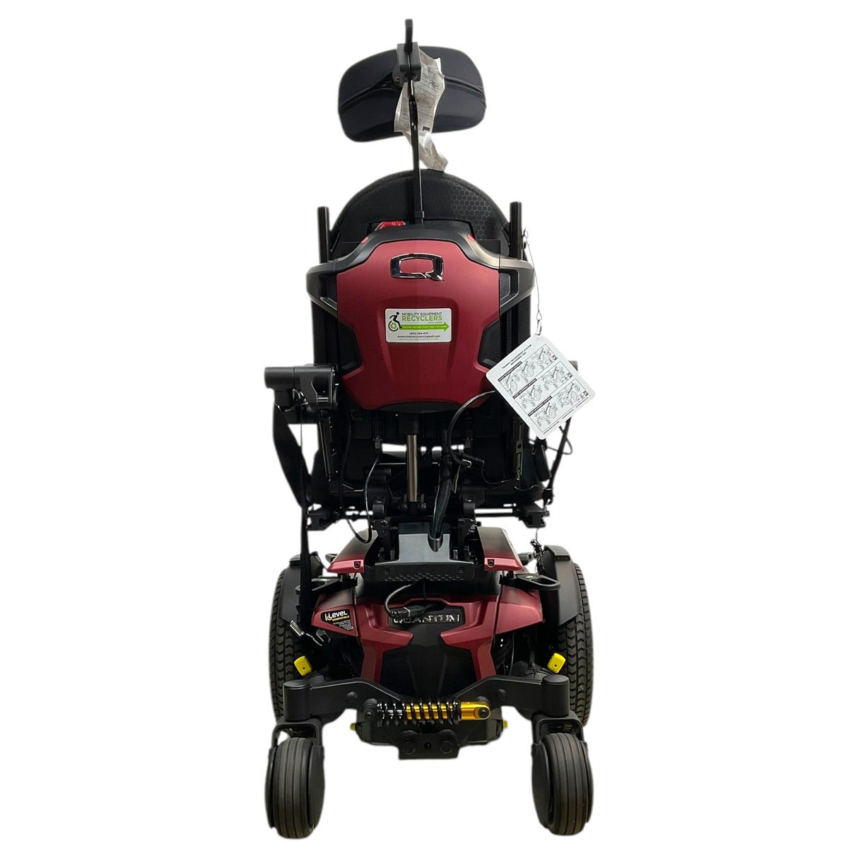 Back View of Pride Mobility Quantum Q6 Edge 3 Power Chair