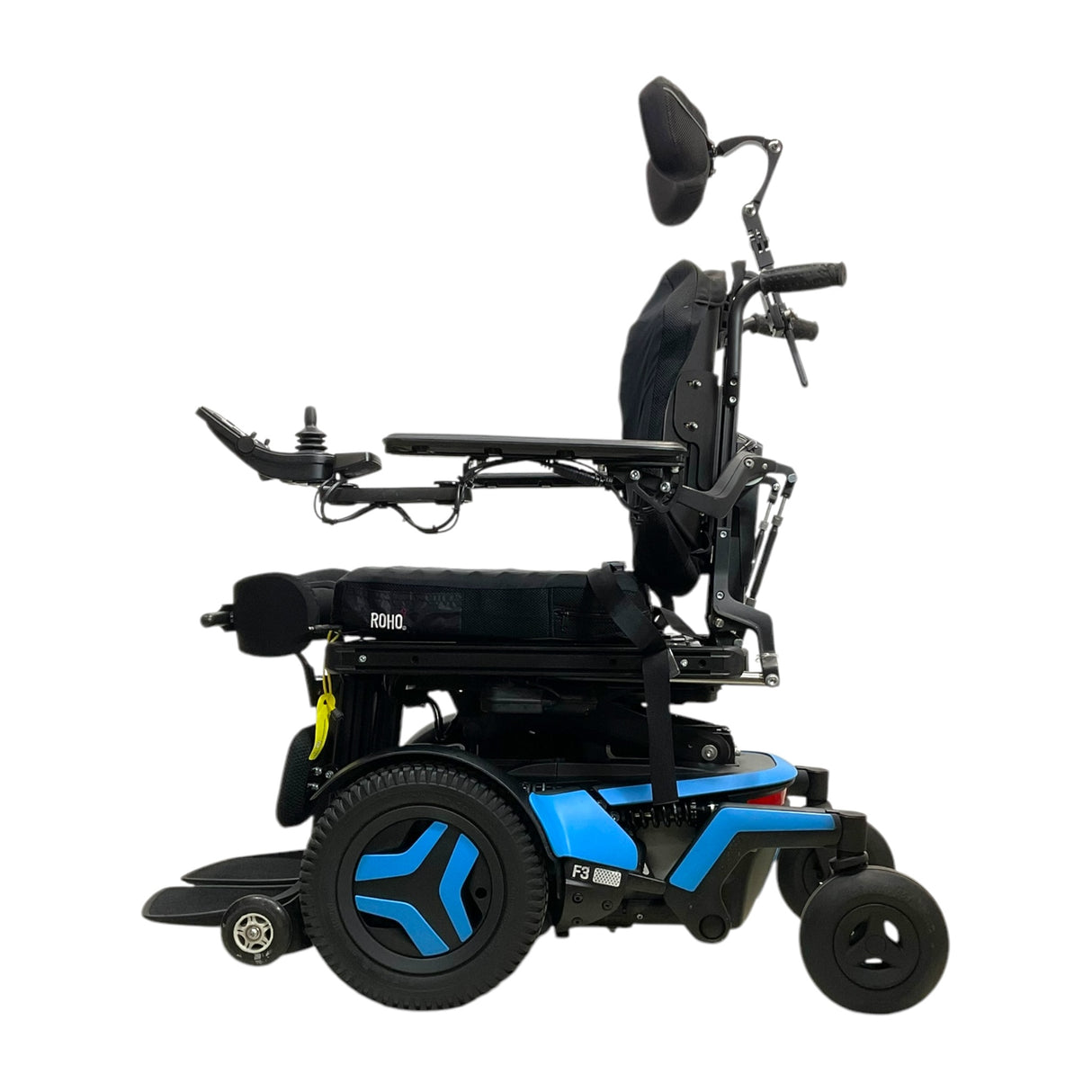 Left Side View of Permobil F3 Rehab Power Wheelchair