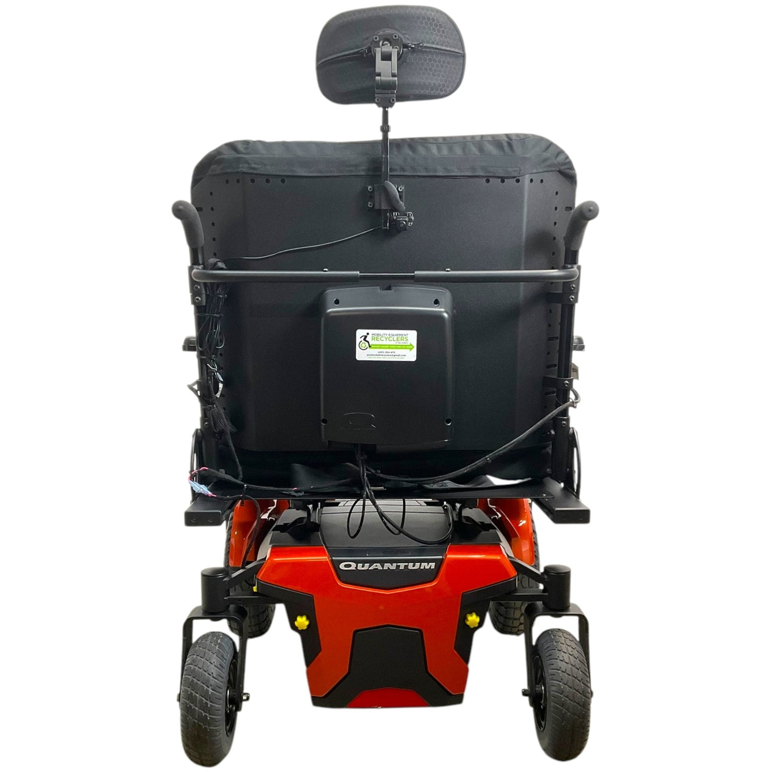 Back View of Pride Mobility Quantum 1450 Bariatric Power Chair