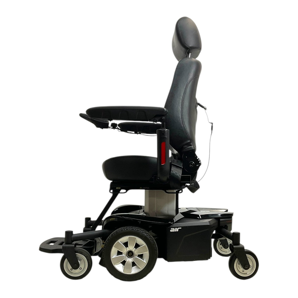 Left Side View of Pride Mobility Jazzy Air Power Wheelchair