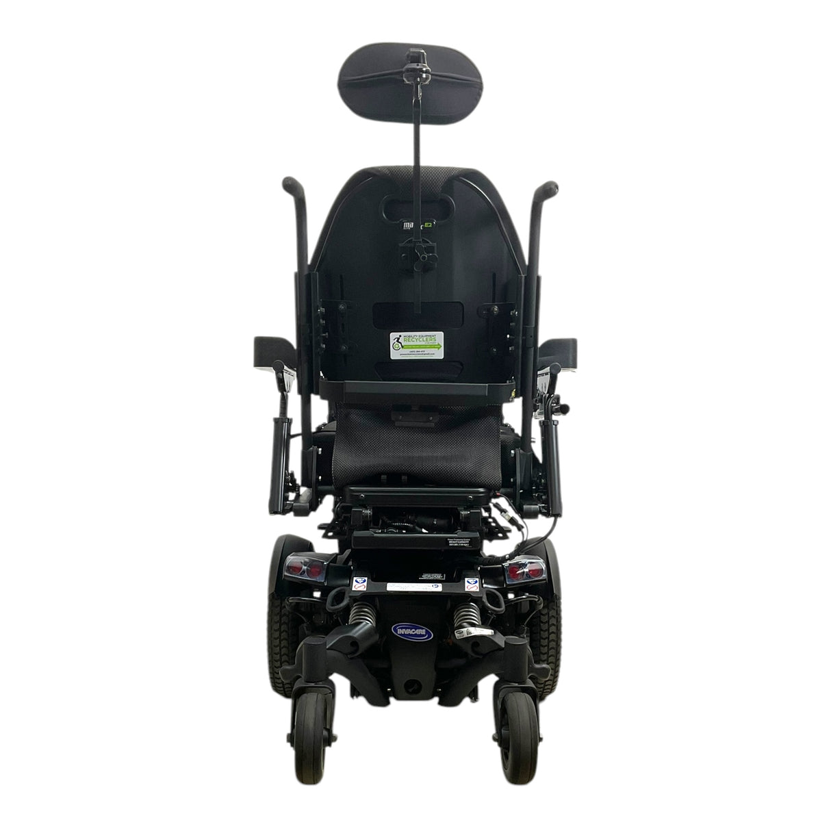Back View of Invacare TDX SP2 Rehab Power Wheelchair