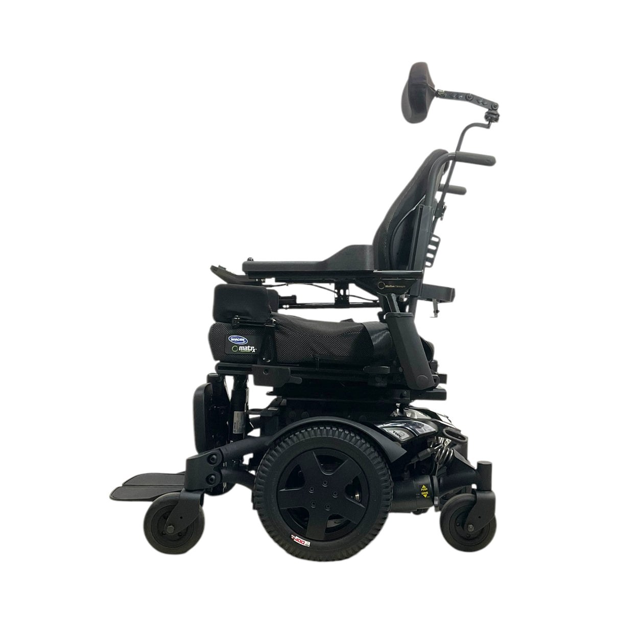 Left Side View of Invacare TDX SP2 Rehab Power Wheelchair