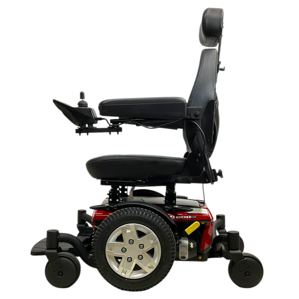 Left Side View of Pride Jazzy 600 ES Power Chair