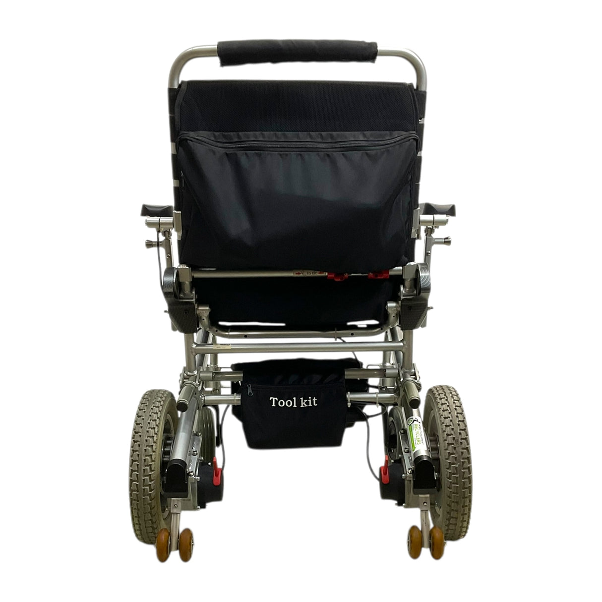 Back View of EZ Lite Cruiser Folding Power Chair