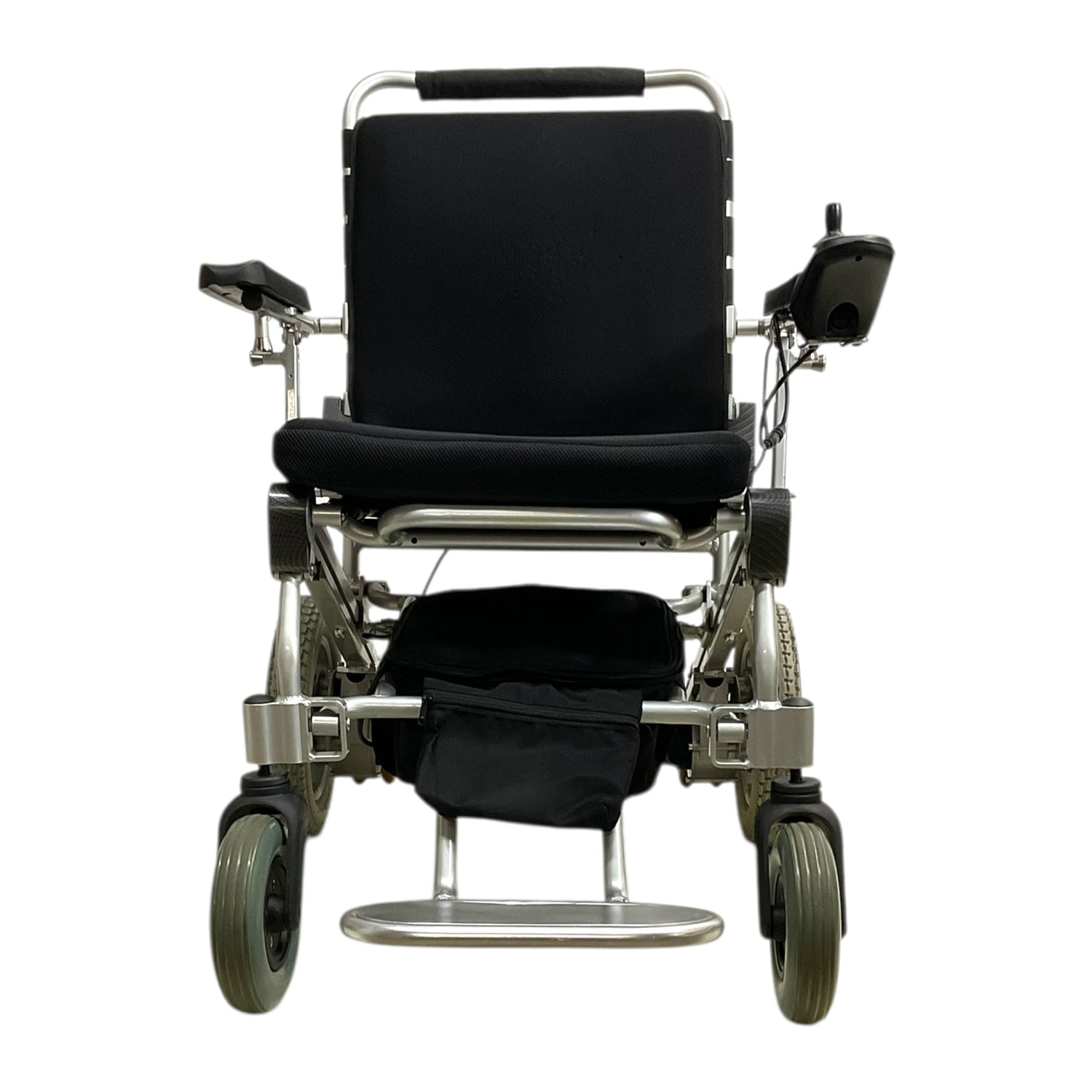 Front View of EZ Lite Cruiser Folding Power Chair