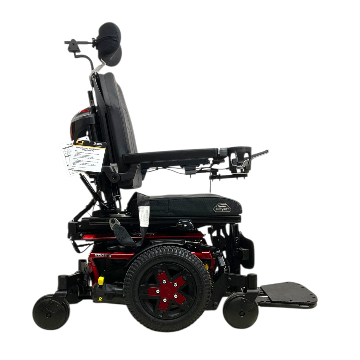Right Side View of Pride Quantum Q6 Edge 3 Power Chair