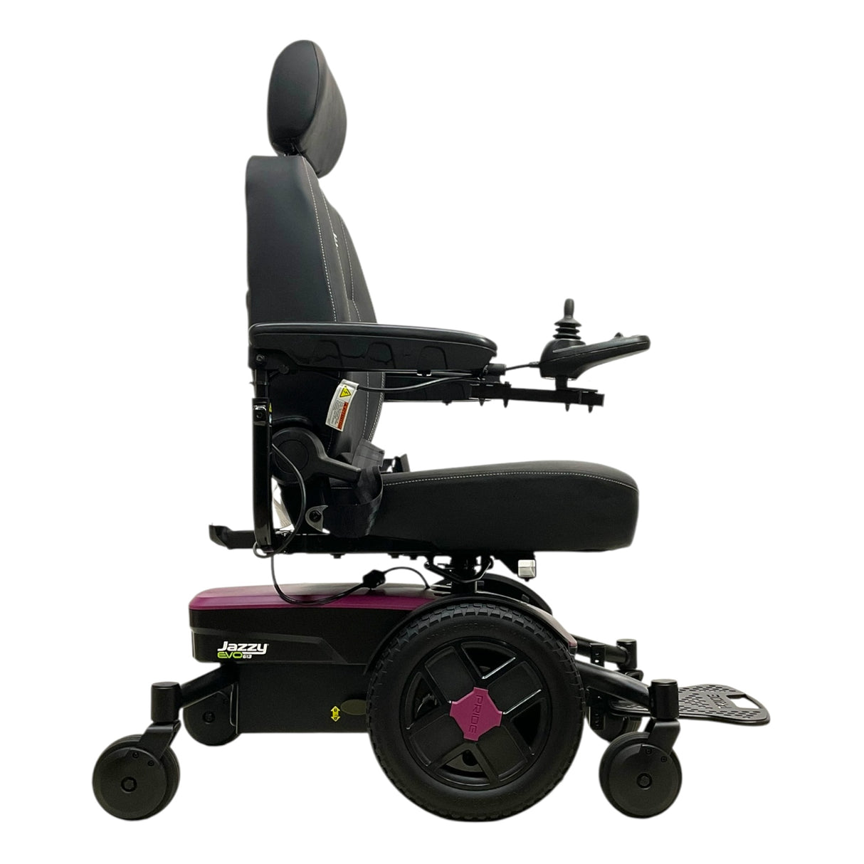 Right Side View of Pride Jazzy EVO 613 Power Chair