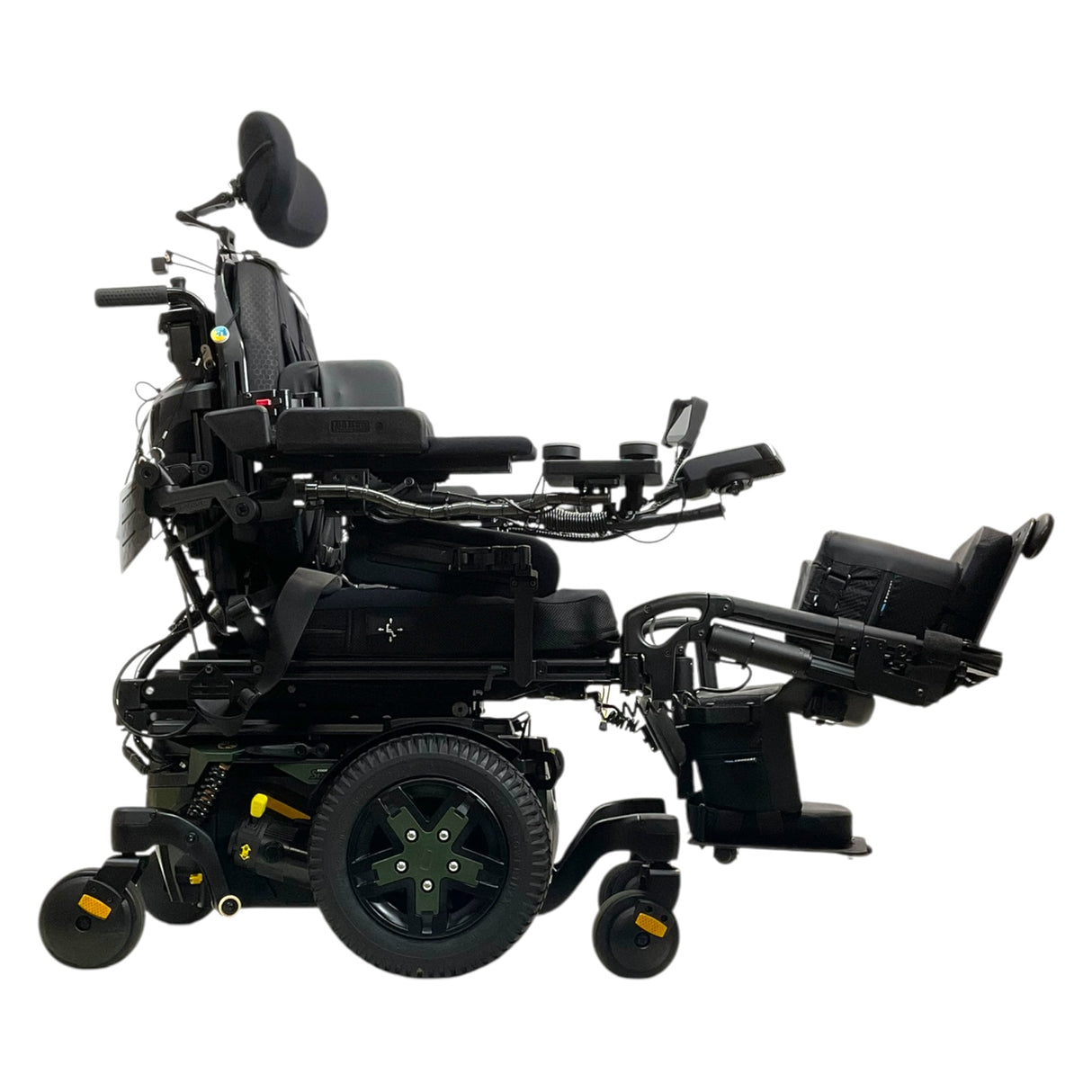 Mint Condition 2023 Pride Mobility Quantum Q6 Edge 3 Stretto Power Chair with Micro ASL Joystick | Individually Elevating Legs | Seat Elevate, Tilt, Recline | Backup Camera | 8 Miles!