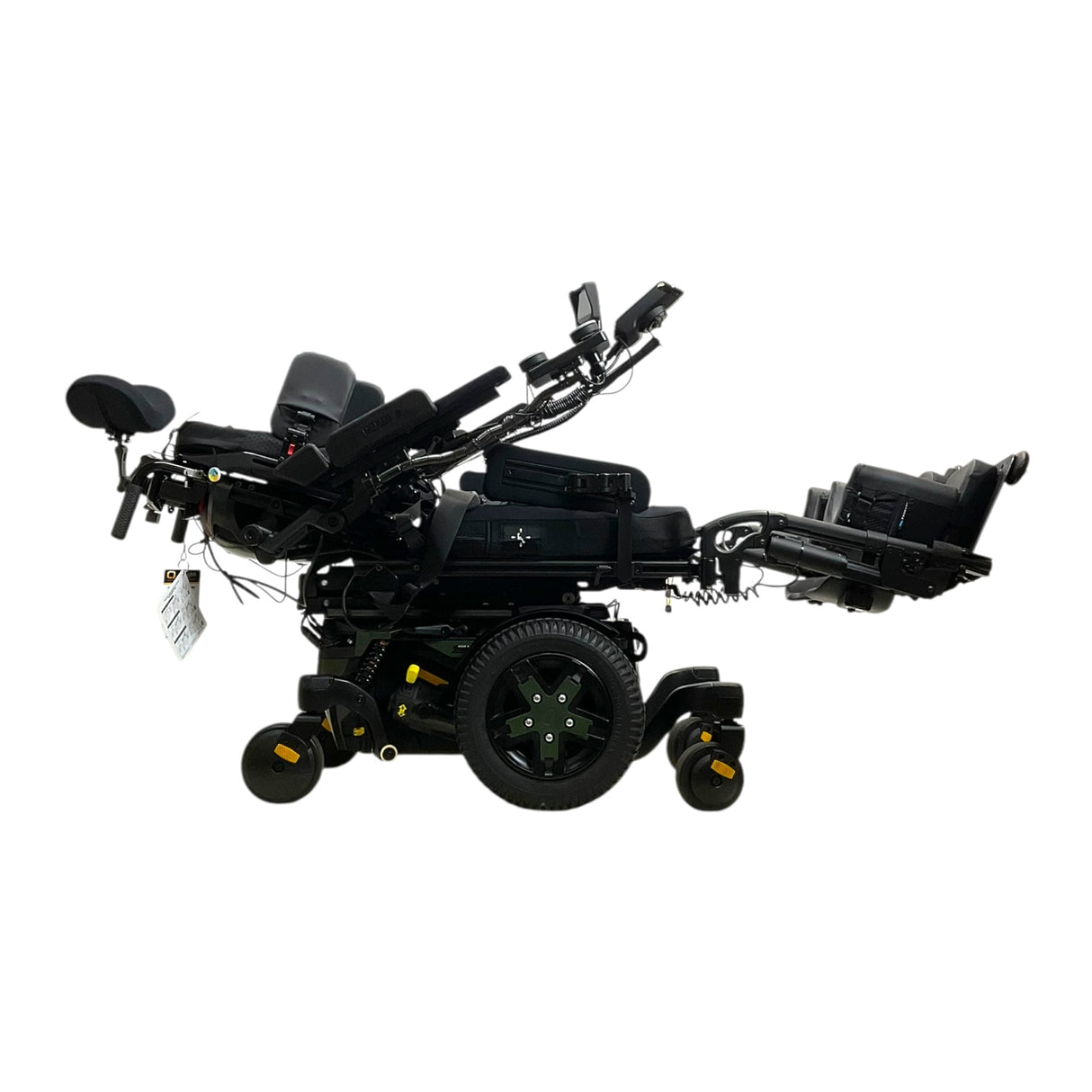 Mint Condition 2023 Pride Mobility Quantum Q6 Edge 3 Stretto Power Chair with Micro ASL Joystick | Individually Elevating Legs | Seat Elevate, Tilt, Recline | Backup Camera | 8 Miles!