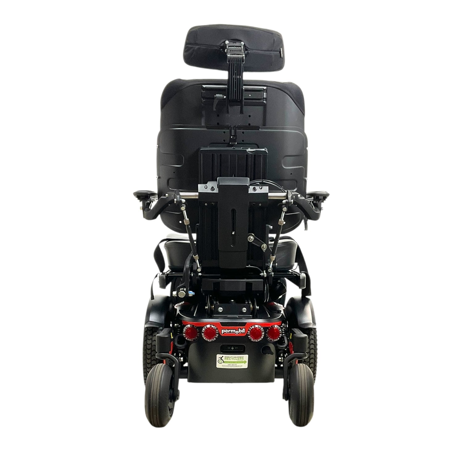 Back View of Permobil M3 Rehab Power Chair
