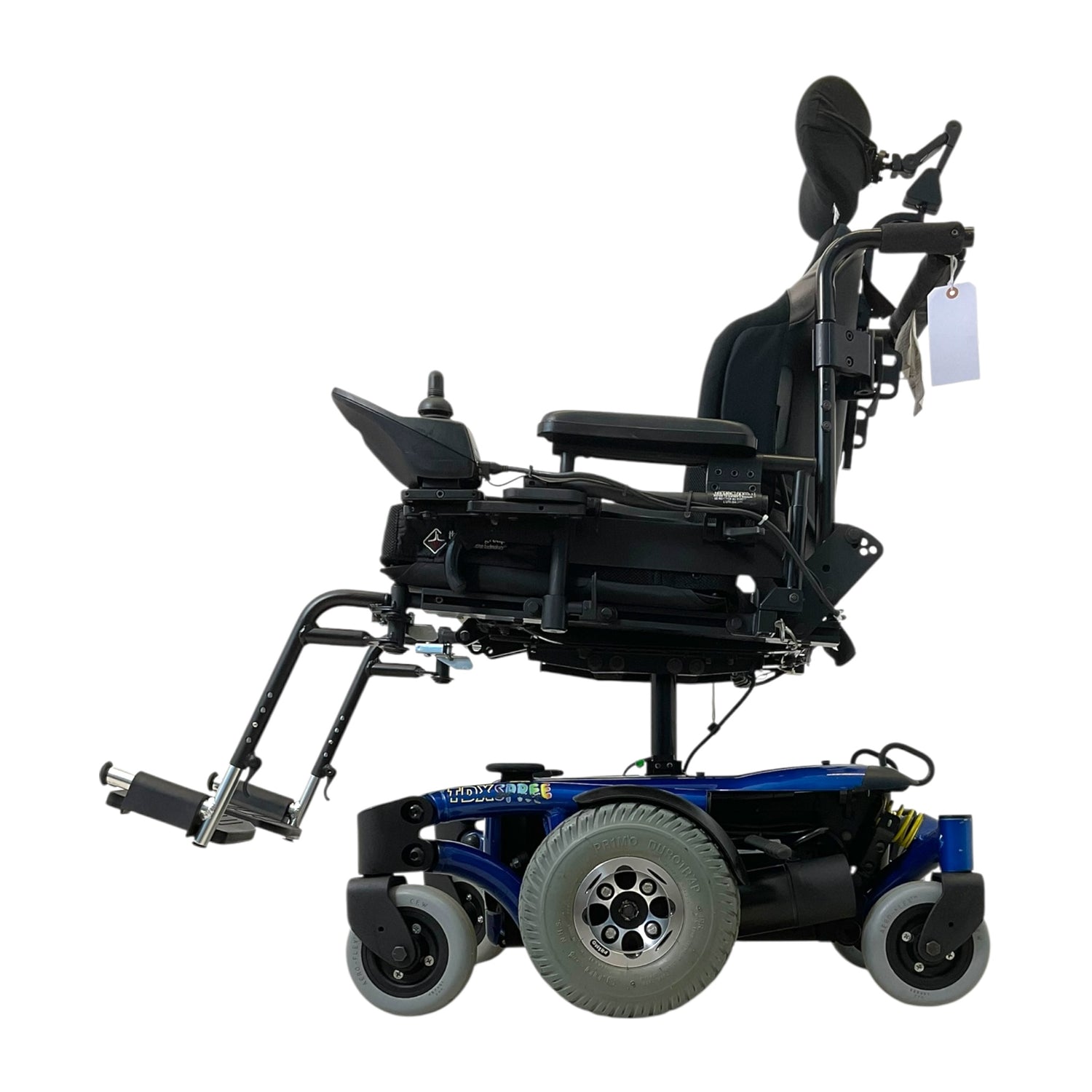 Left Side View of Invacare TDX Spree Power Wheelchair