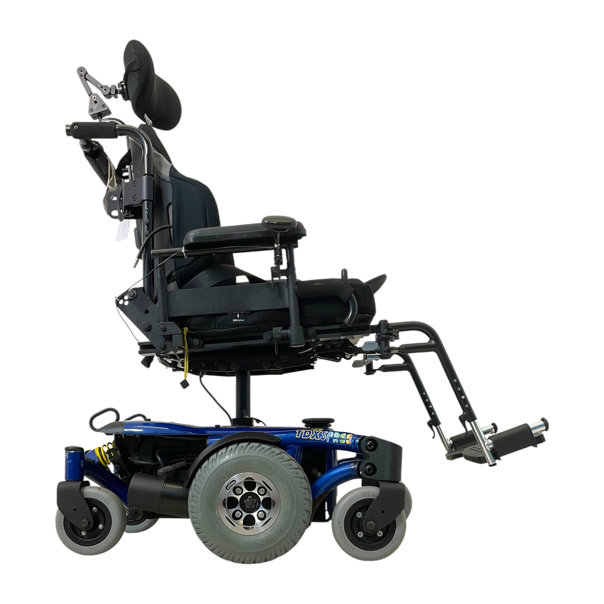 Right Side View of Invacare TDX Spree Power Wheelchair