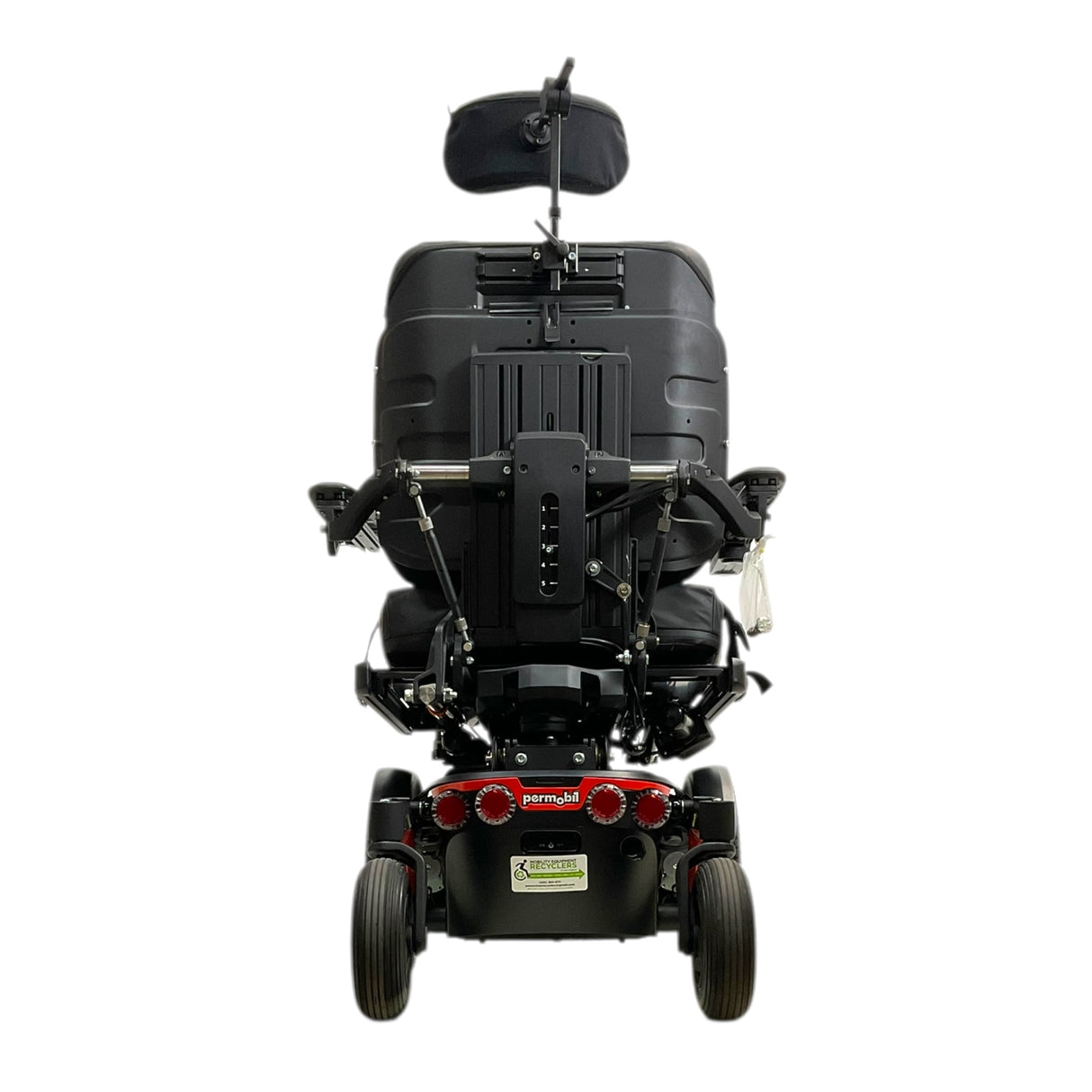Back View of Permobil F3 Corpus Rehab Power Wheelchair