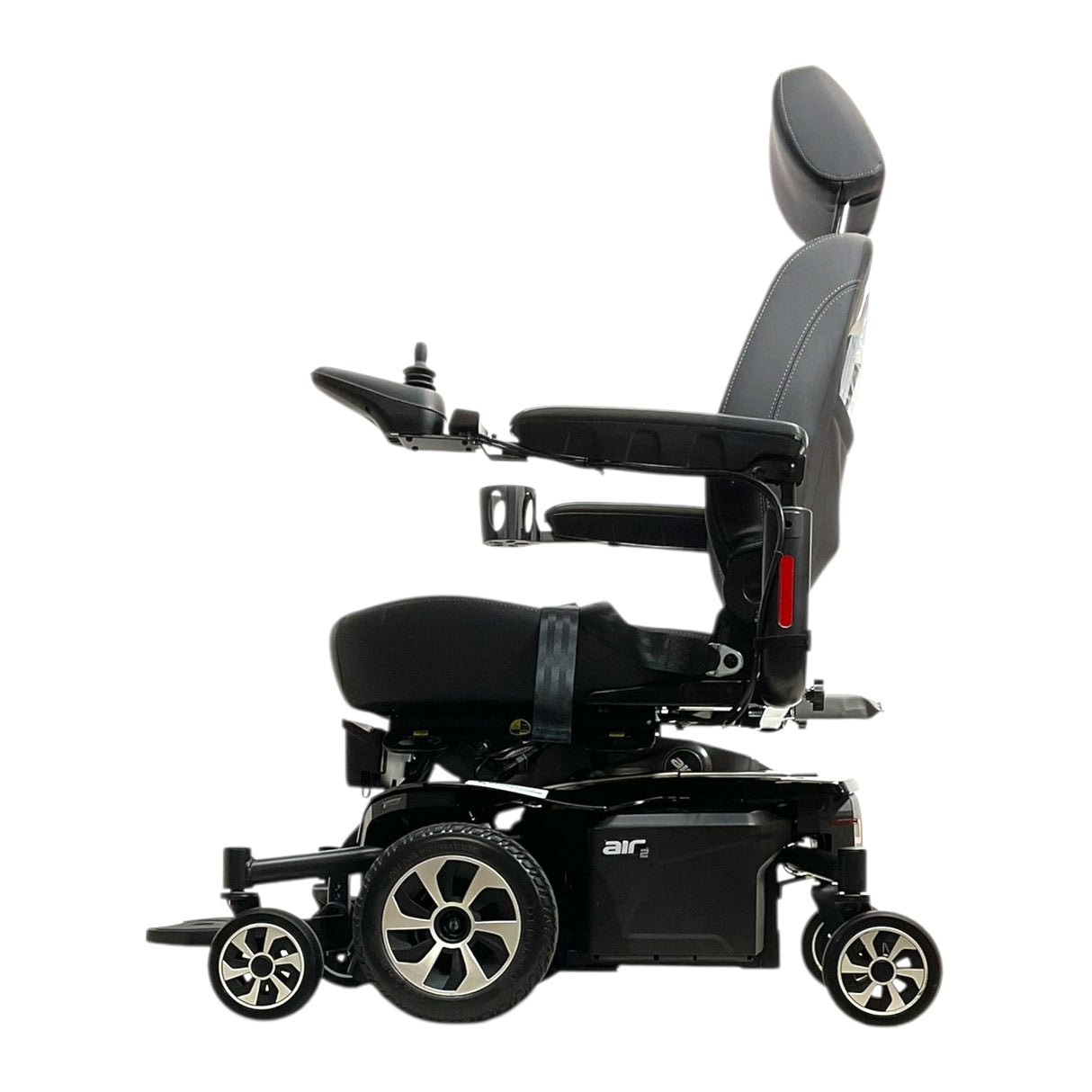 Left Side View of Pride Jazzy Air 2 Power Wheelchair