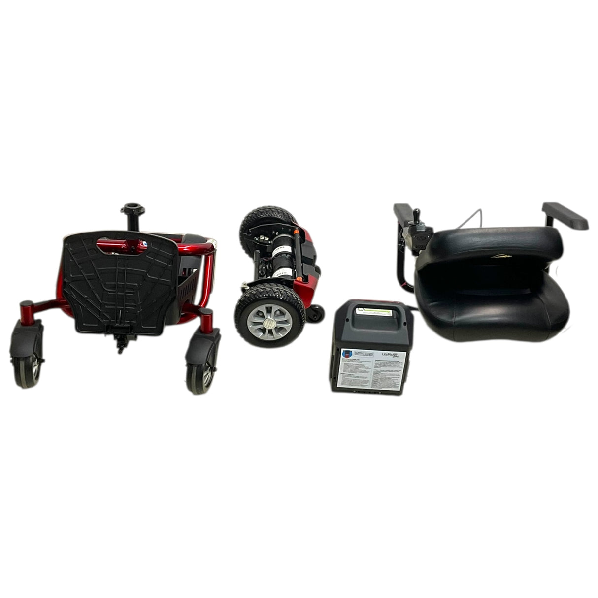 Golden LiteRider Envy Portable Power Wheelchair | Disassembled