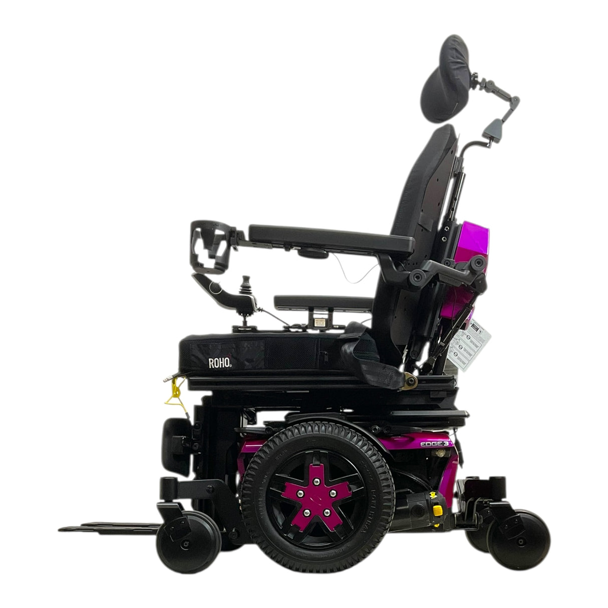Left Side View of Pride Mobility Quantum Q6 Edge 3 Power Wheelchair
