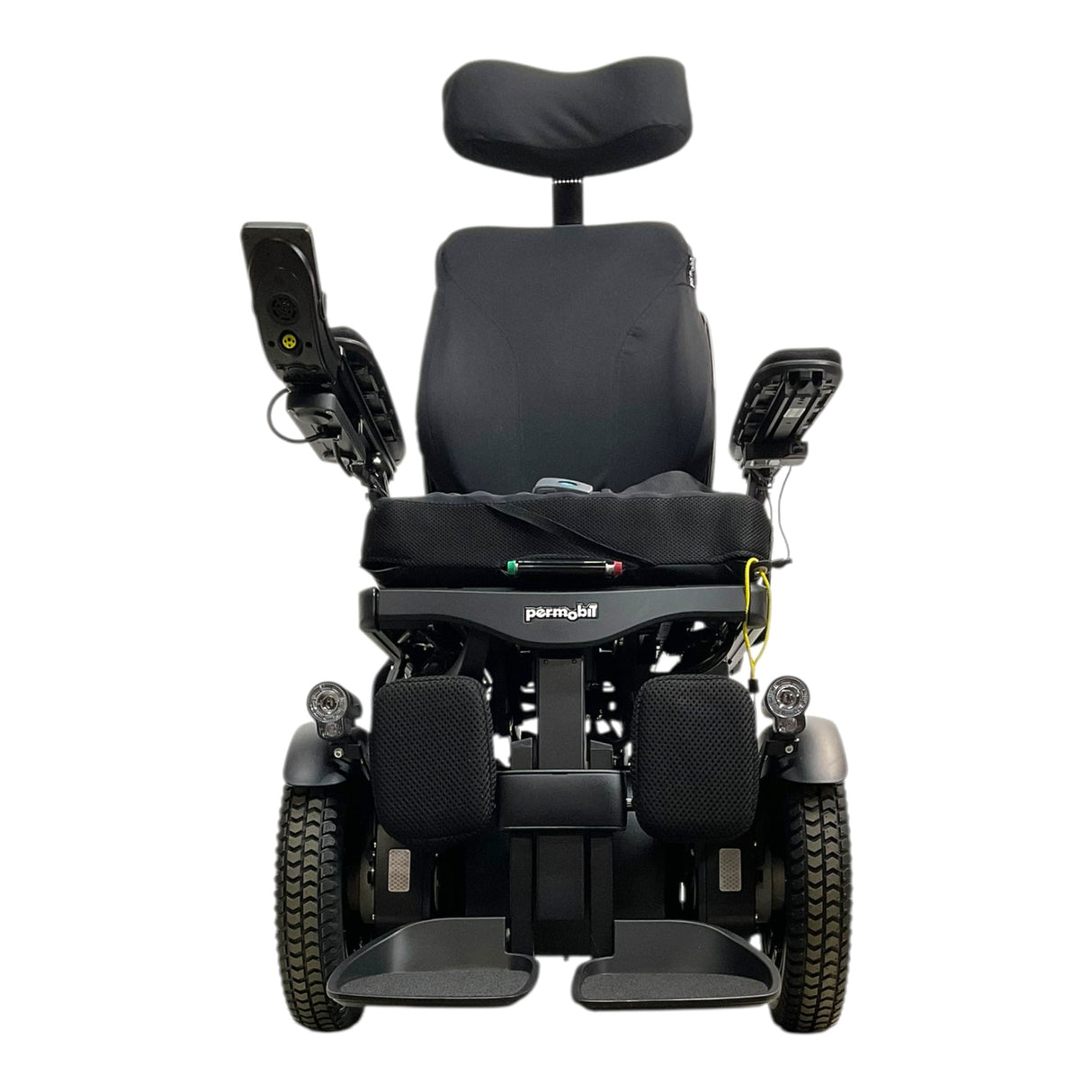 Front View of Permobil F3 Rehab Power Wheelchair