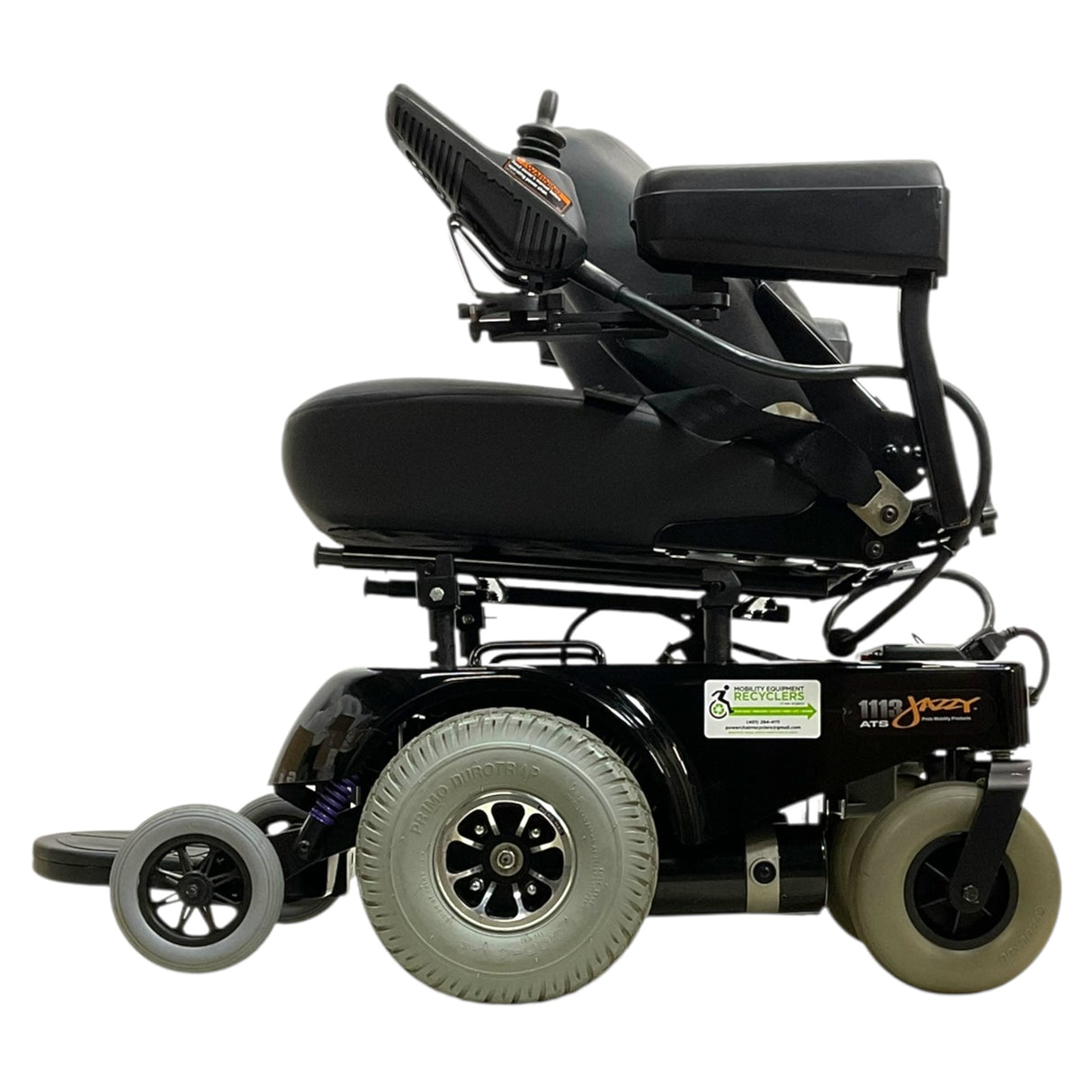 Pride Jazzy 1113 ATS Power Chair | Folded Seat