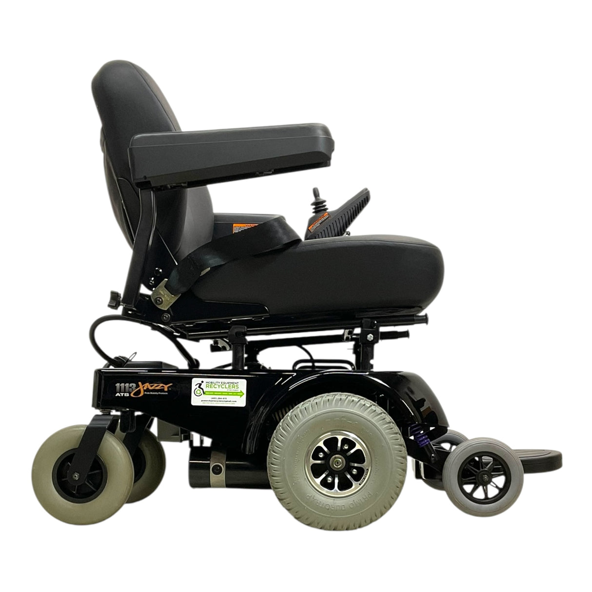 Right Side View of Pride Jazzy 1113 ATS Power Chair