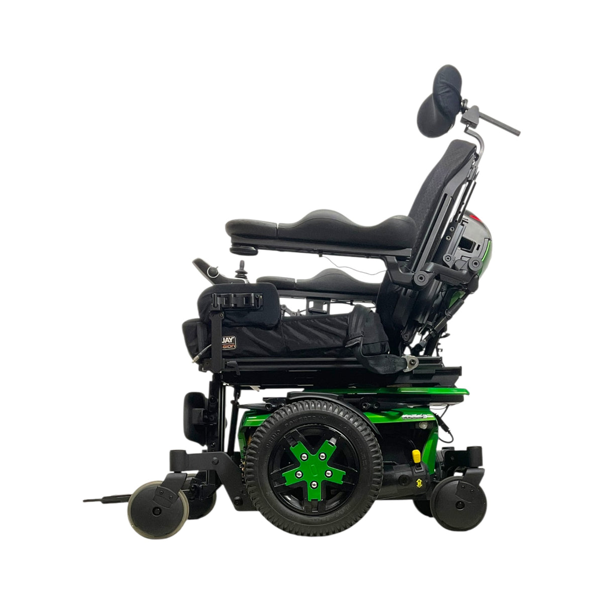 Left Side View of Pride Quantum Q6 Edge 3 Power Wheelchair