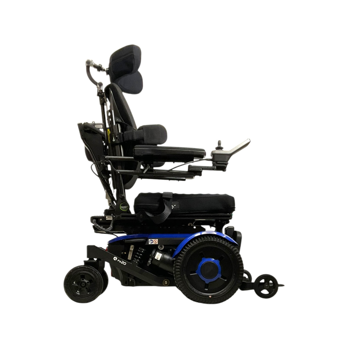 Right Side View of Invacare AVIVA FX Rehab Power Wheelchair