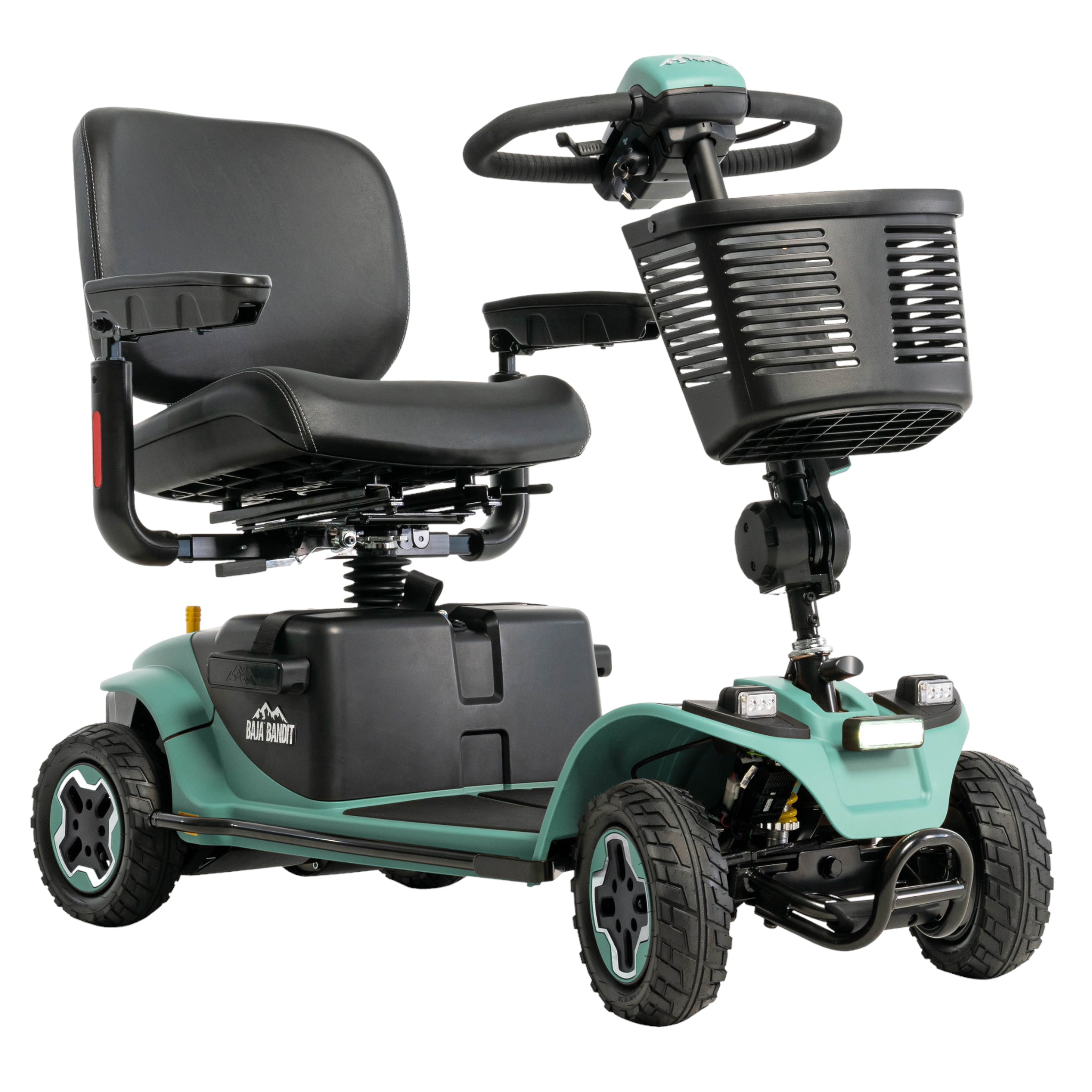 New Pride Mobility Baja Bandit Full-Size Mobility Scooter | 18 x 17 Stadium Seat | 400 LB Weight Capacity