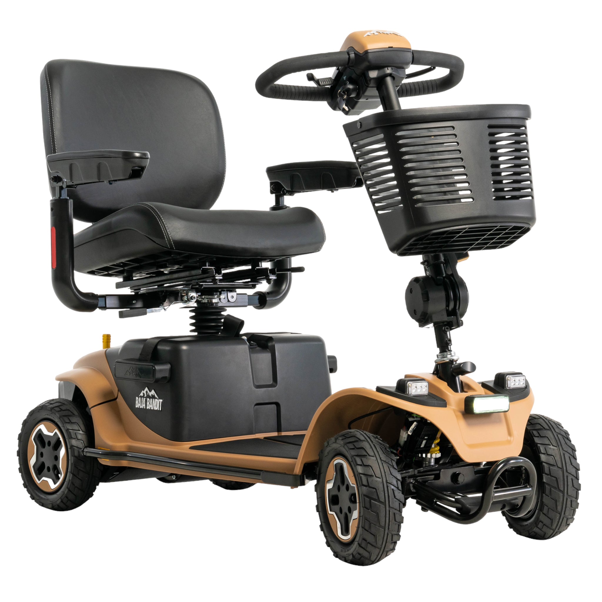 New Pride Mobility Baja Bandit Full-Size Mobility Scooter | 18 x 17 Stadium Seat | 400 LB Weight Capacity