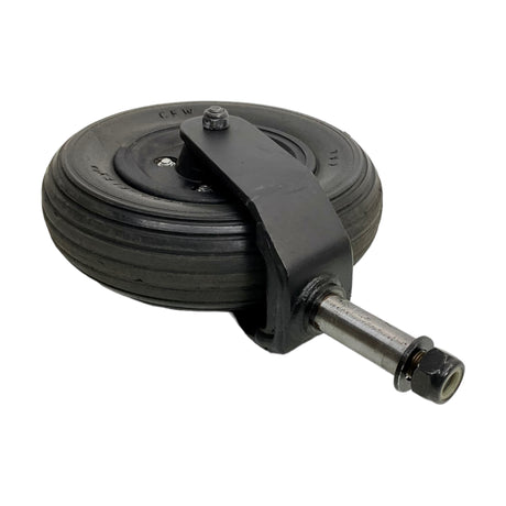 Front Caster Wheel & Fork Assembly for Quickie Pulse 5, Pulse 6, & Zippie ZM310 Power Chairs | 7 x 2 inches | Solid/Flat-Free