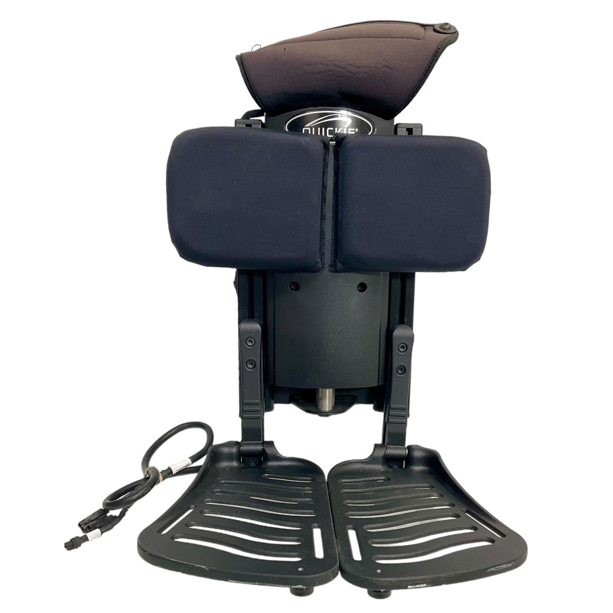 Fixed Center Mount Leg Rest Assembly for Sunrise Medical Quickie QM-7 Series & Quickie Pulse 6 Power Chairs | 159781 | Actuator Included