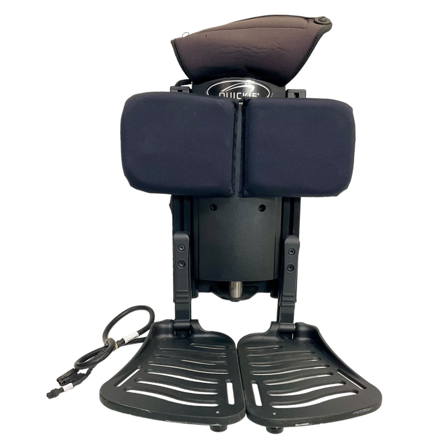 Fixed Center Mount Leg Rest Assembly for Sunrise Medical Quickie QM-7 Series & Quickie Pulse 6 Power Chairs | 159781 | Actuator Included