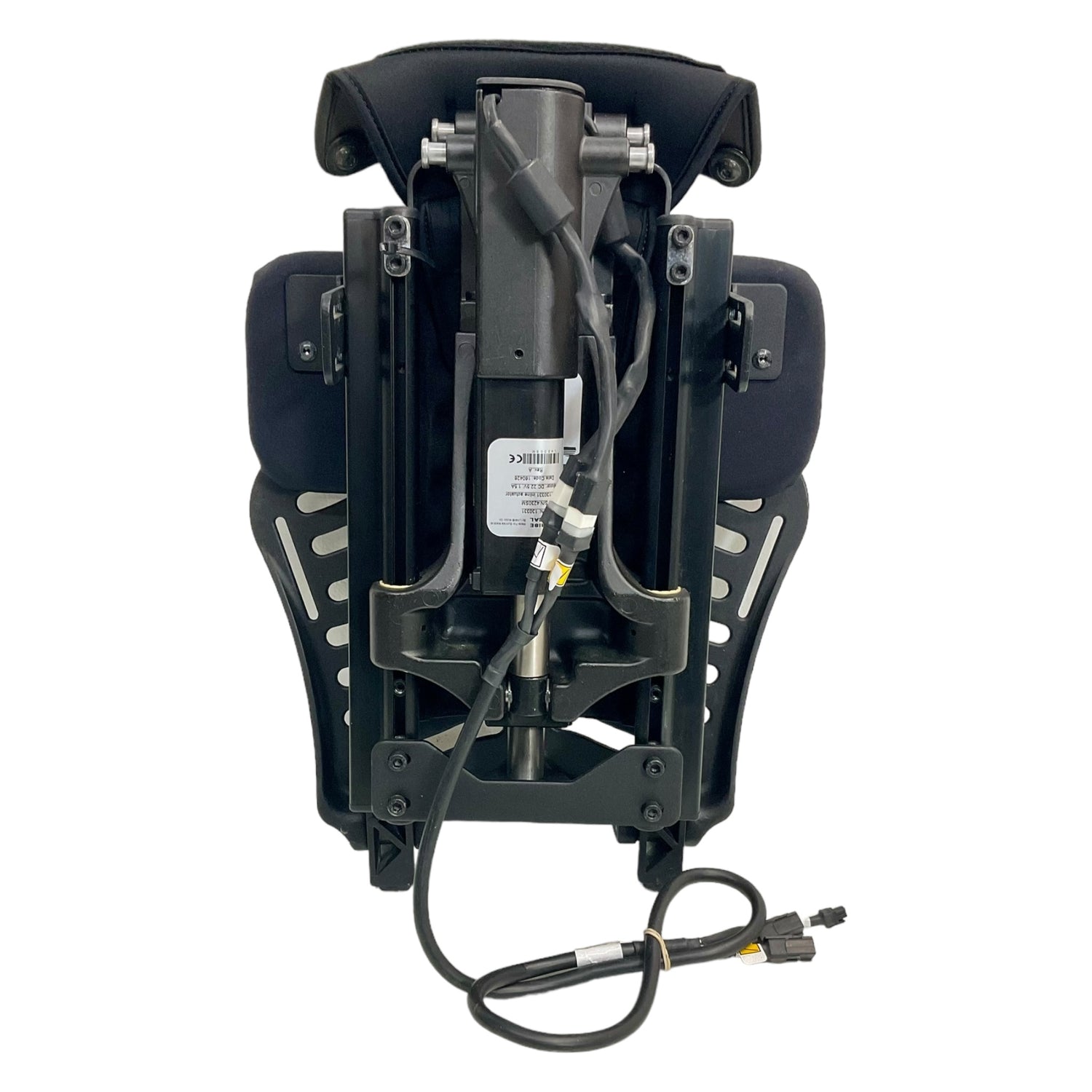 Fixed Center Mount Leg Rest Assembly for Sunrise Medical Quickie QM-7 Series & Quickie Pulse 6 Power Chairs | 159781 | Actuator Included