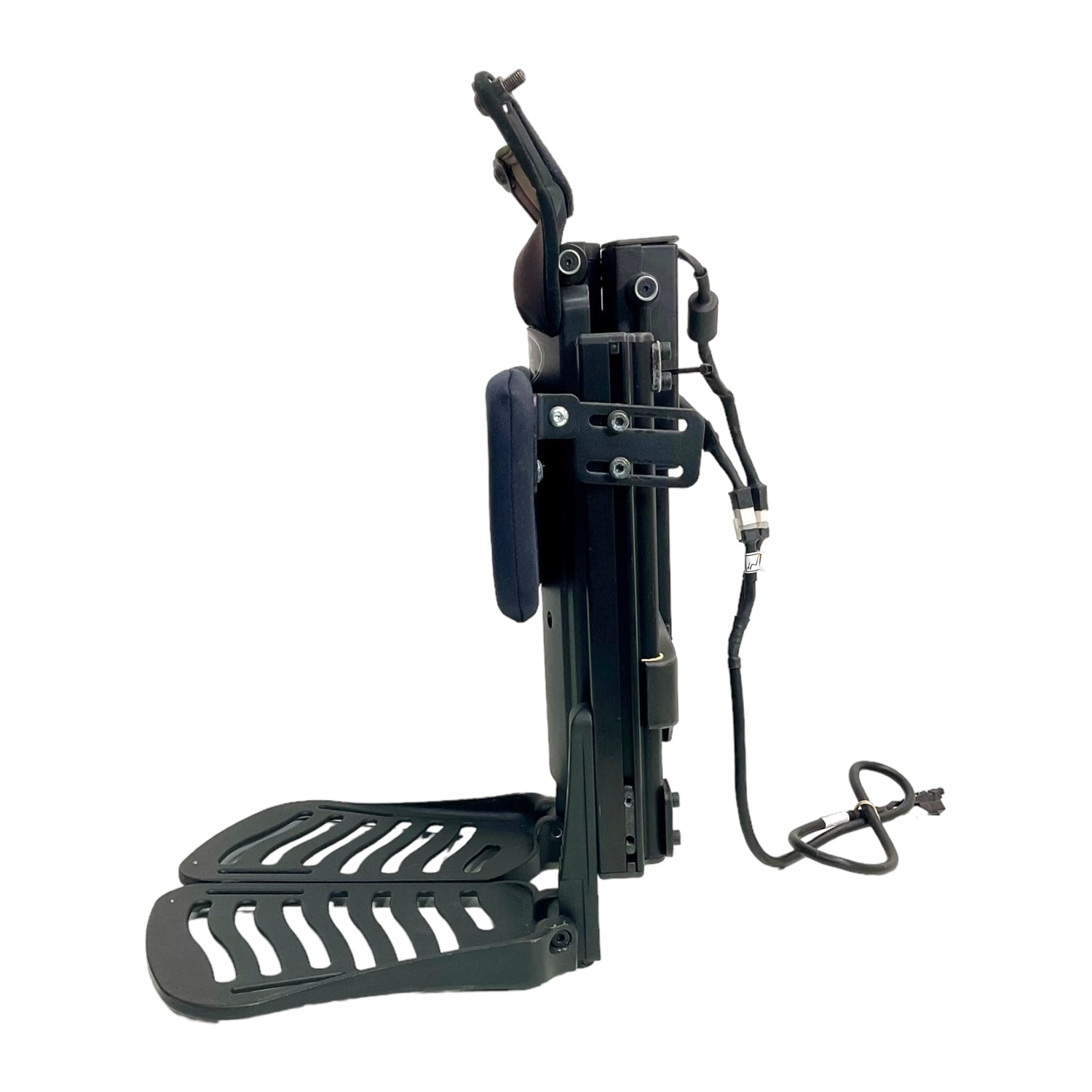 Fixed Center Mount Leg Rest Assembly for Sunrise Medical Quickie QM-7 Series & Quickie Pulse 6 Power Chairs | 159781 | Actuator Included