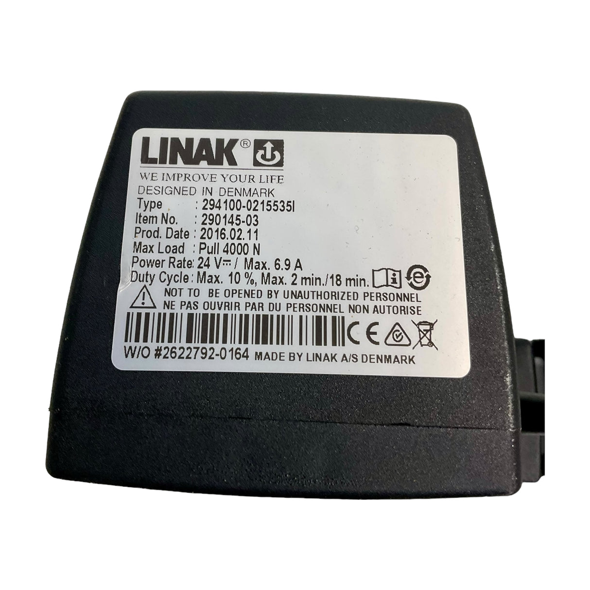 Recline Actuator for Sunrise Medical Quickie QM-7, Q700-Up M, & Q700 M Series Power Chairs | Linak | 290145-03