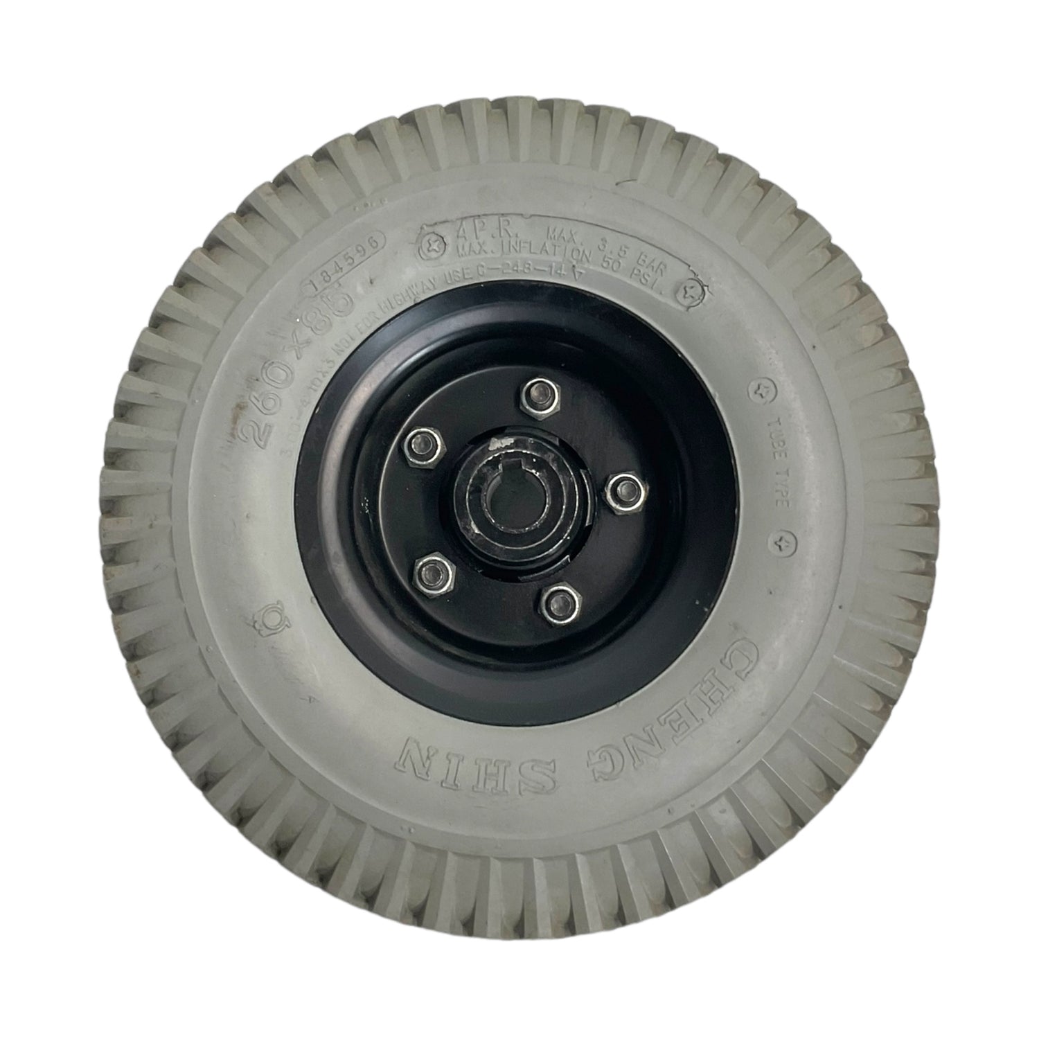 Drive Wheel Assembly for Merits Cypress and Merits Vision Sport Power Chairs | 10 x 3 inches