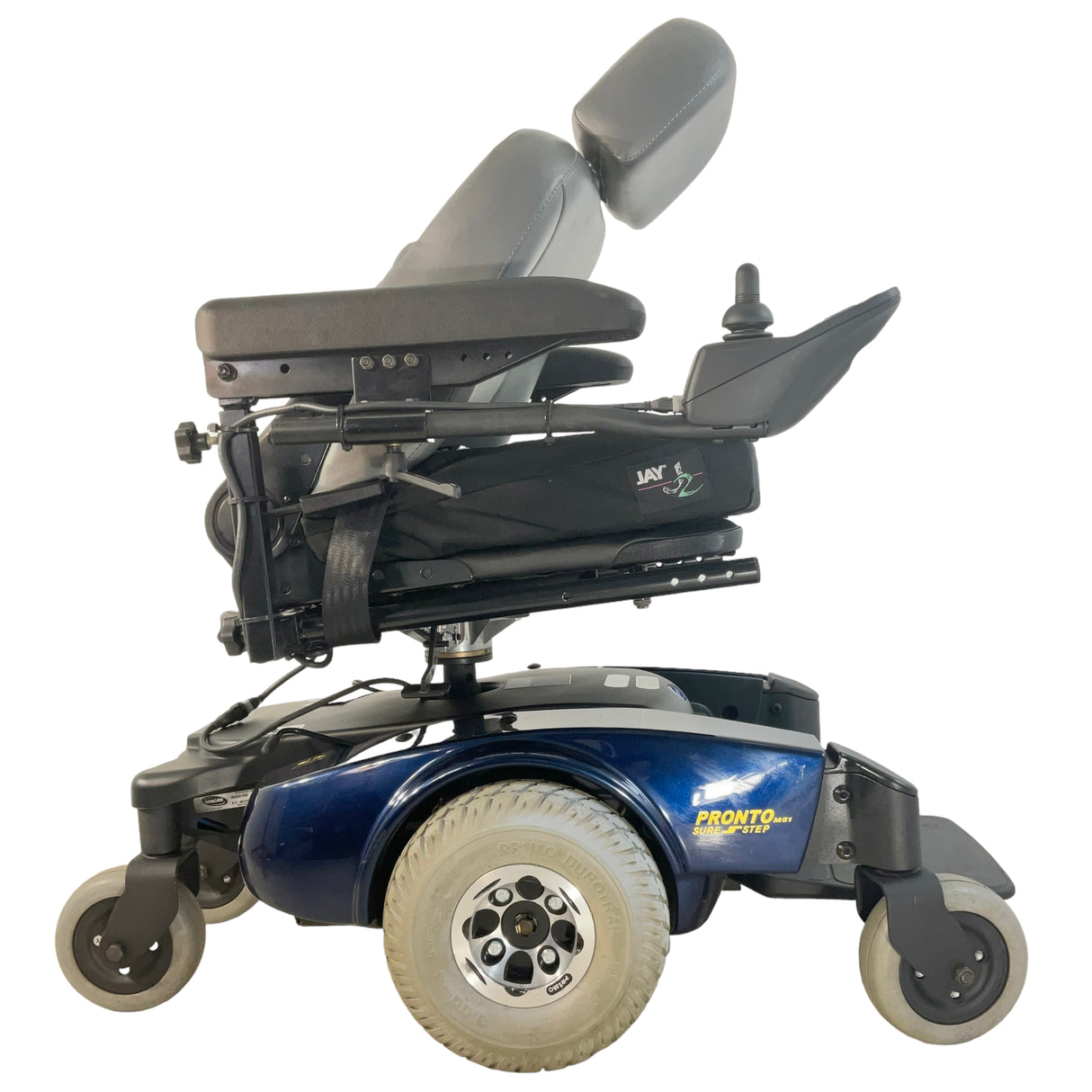 Folded position for Invacare Pronto M51 Electric Wheelchair