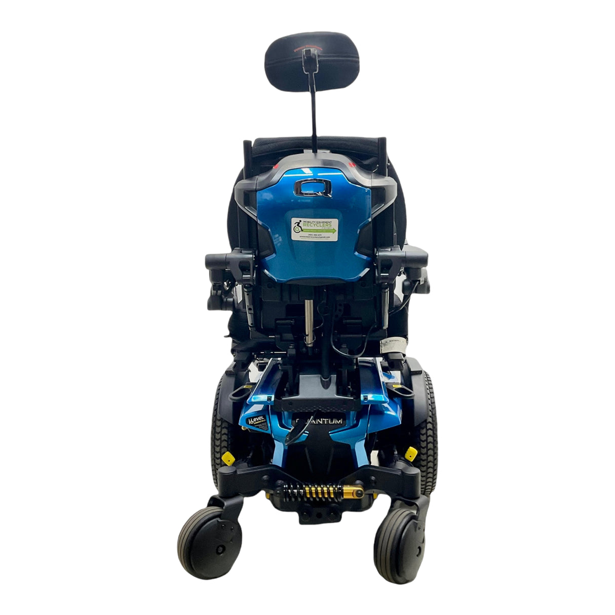 Back view of Pride Quantum Q6 Edge 3 power chair