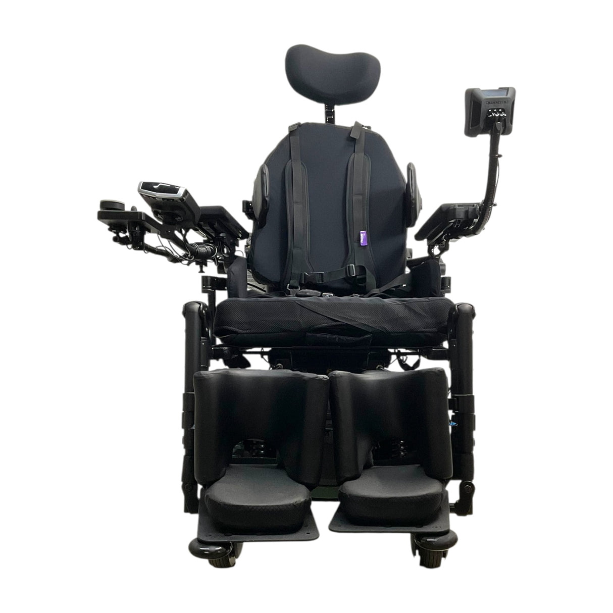 Mint Condition 2023 Pride Mobility Quantum Q6 Edge 3 Stretto Power Chair with Micro ASL Joystick | Individually Elevating Legs | Seat Elevate, Tilt, Recline | Backup Camera | 8 Miles!