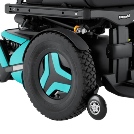 Aggressive Tread Drive Wheel Assembly for Permobil F3, F5, M3 Power Chairs | 14 x 3 inch Pneumatic