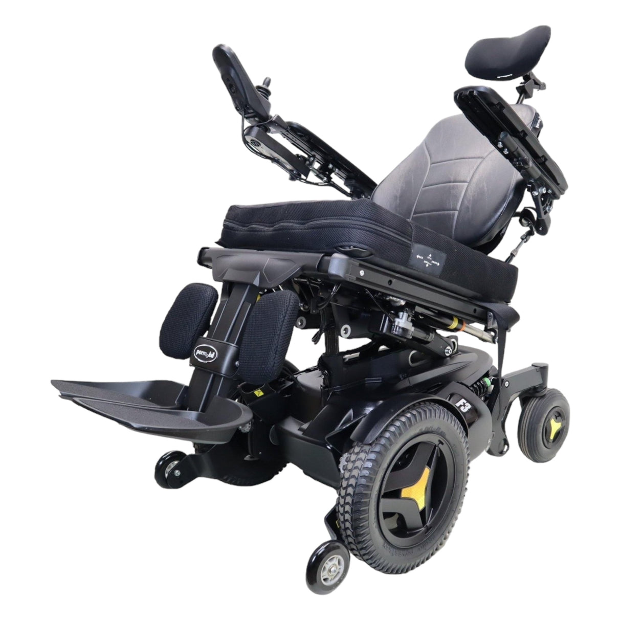 Permobil F3 Electric Wheelchair | Tilt, Recline & Power Legs | 19" x 20" Seat