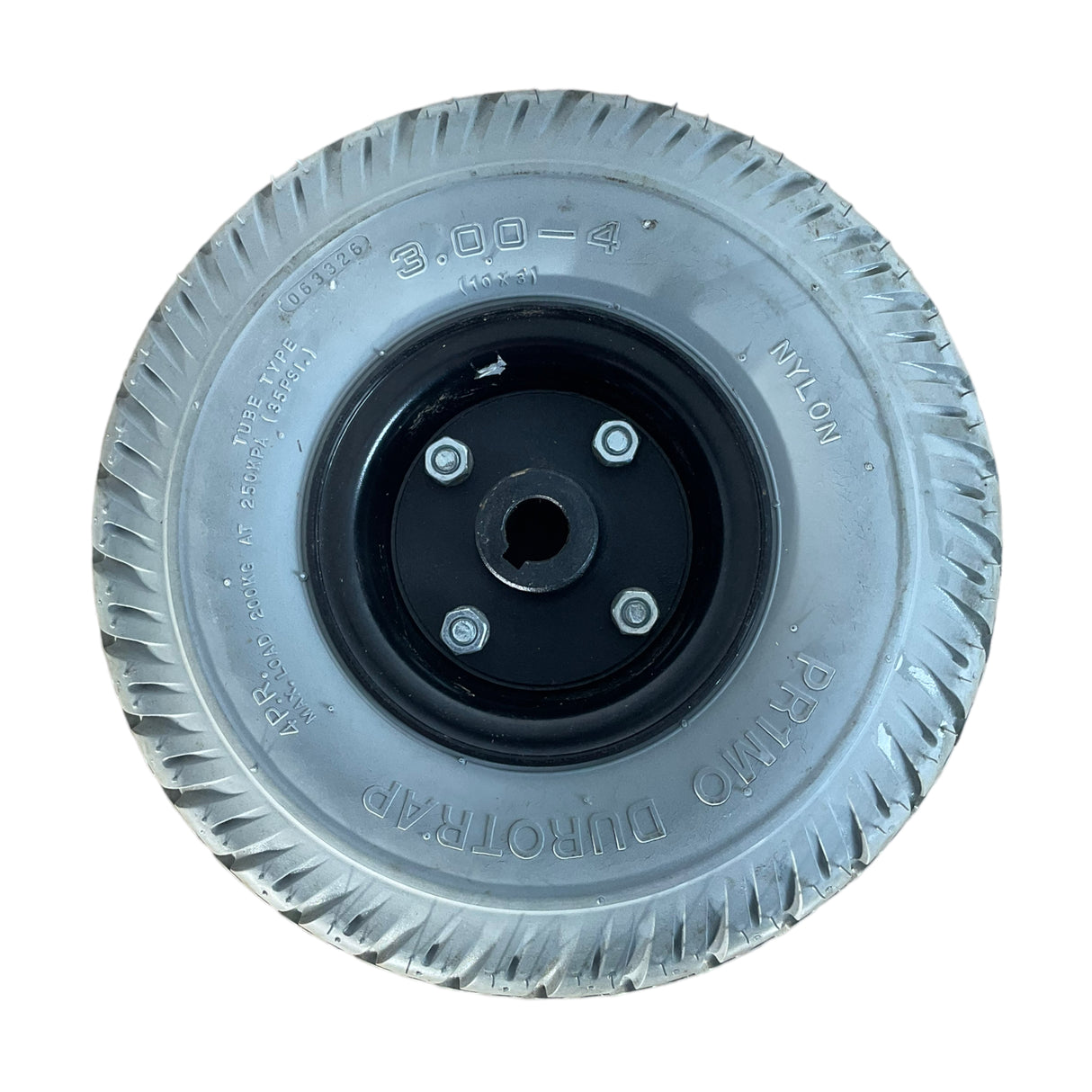 Drive Wheel for Invacare Pronto M50, M51, M61, M71 JR, M71 Electric Wheelchairs | Primo Durotrap Pneumatic Drive Wheels | 10" x 3" | 1105043