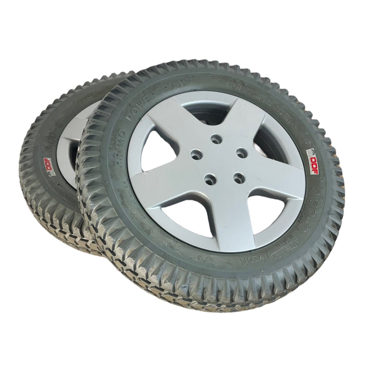 Primo PowerTrax Drive Wheel Assembly for Invacare FDX & TDX Power Wheelchairs | 14" x 3" | Flat-Free | 1167685