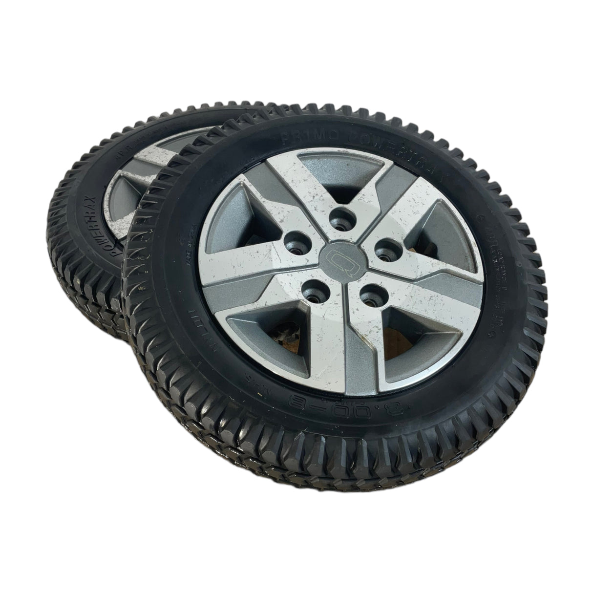 Flat-Free Primo Powertrax Drive Wheel For Pride Mobility Quantum Q6 Edge 2.0, 2.0 X Power Chairs  | 14" x 3" (3.00-8) | WHL138798-B