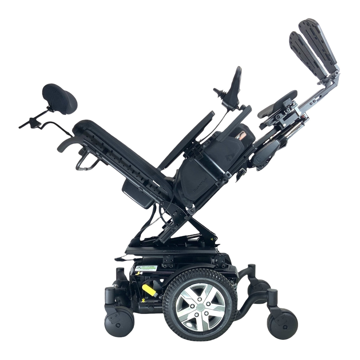 2021 Pride Mobility Quantum J4 Rehab Power Chair | 18" x 18" Seat | Tilt, Power Legs