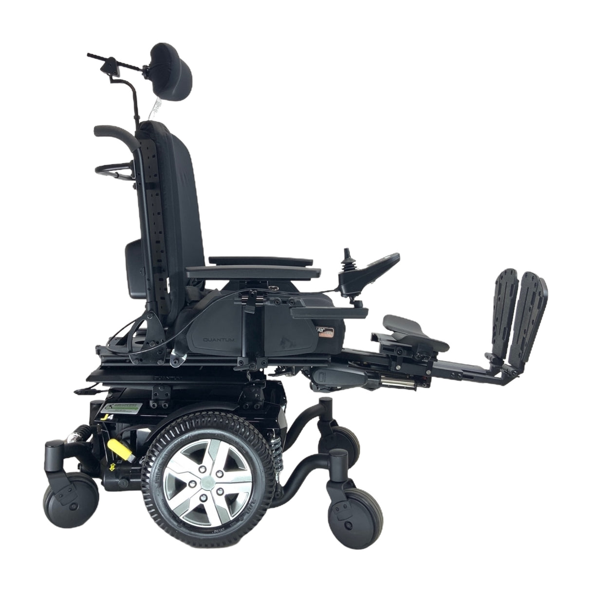 2021 Pride Mobility Quantum J4 Rehab Power Chair | 18" x 18" Seat | Tilt, Power Legs