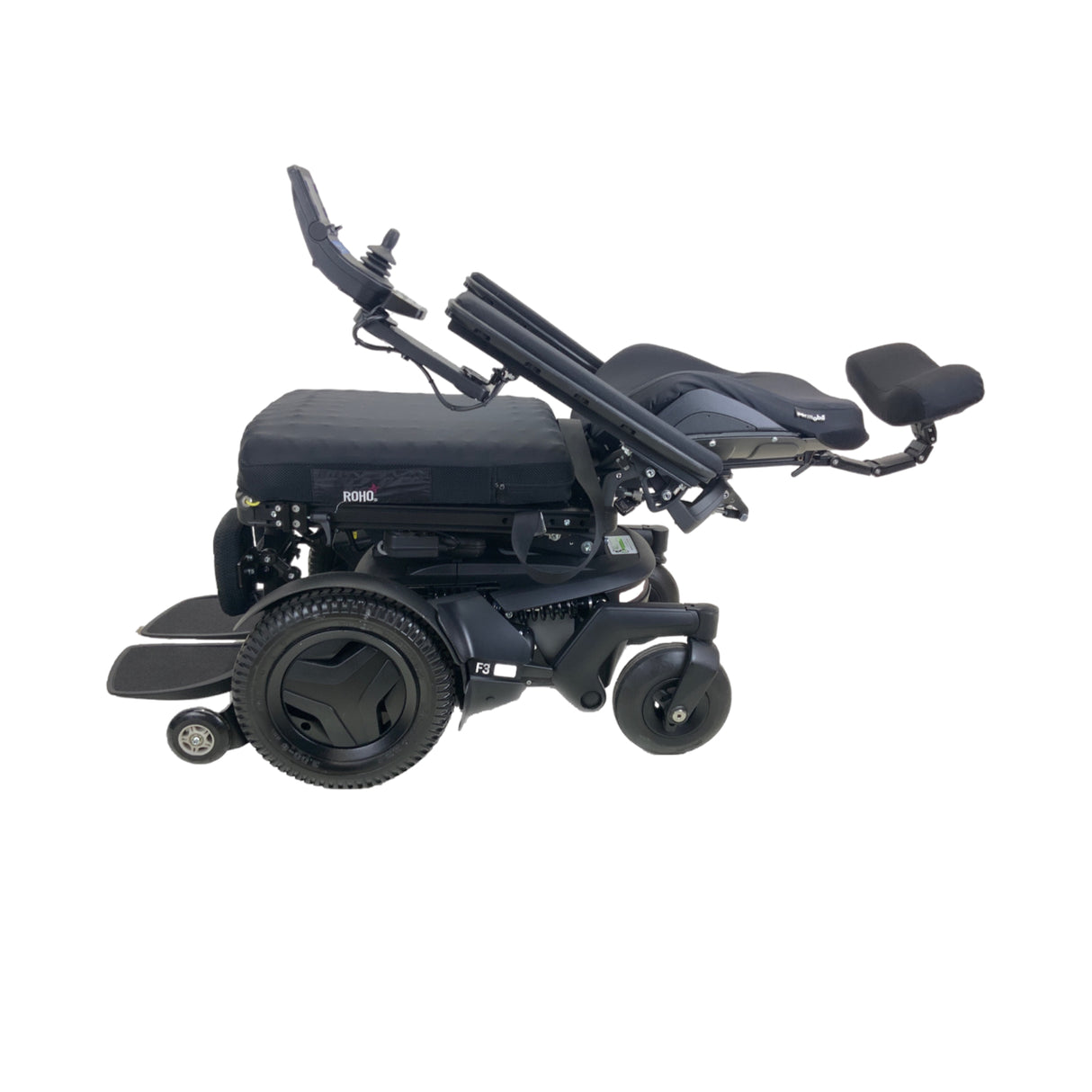 2019 Permobil F3 Rehab Power Chair - Tilt, Recline, Power Legs | 17" x 21" Seat | Only 4 Miles!