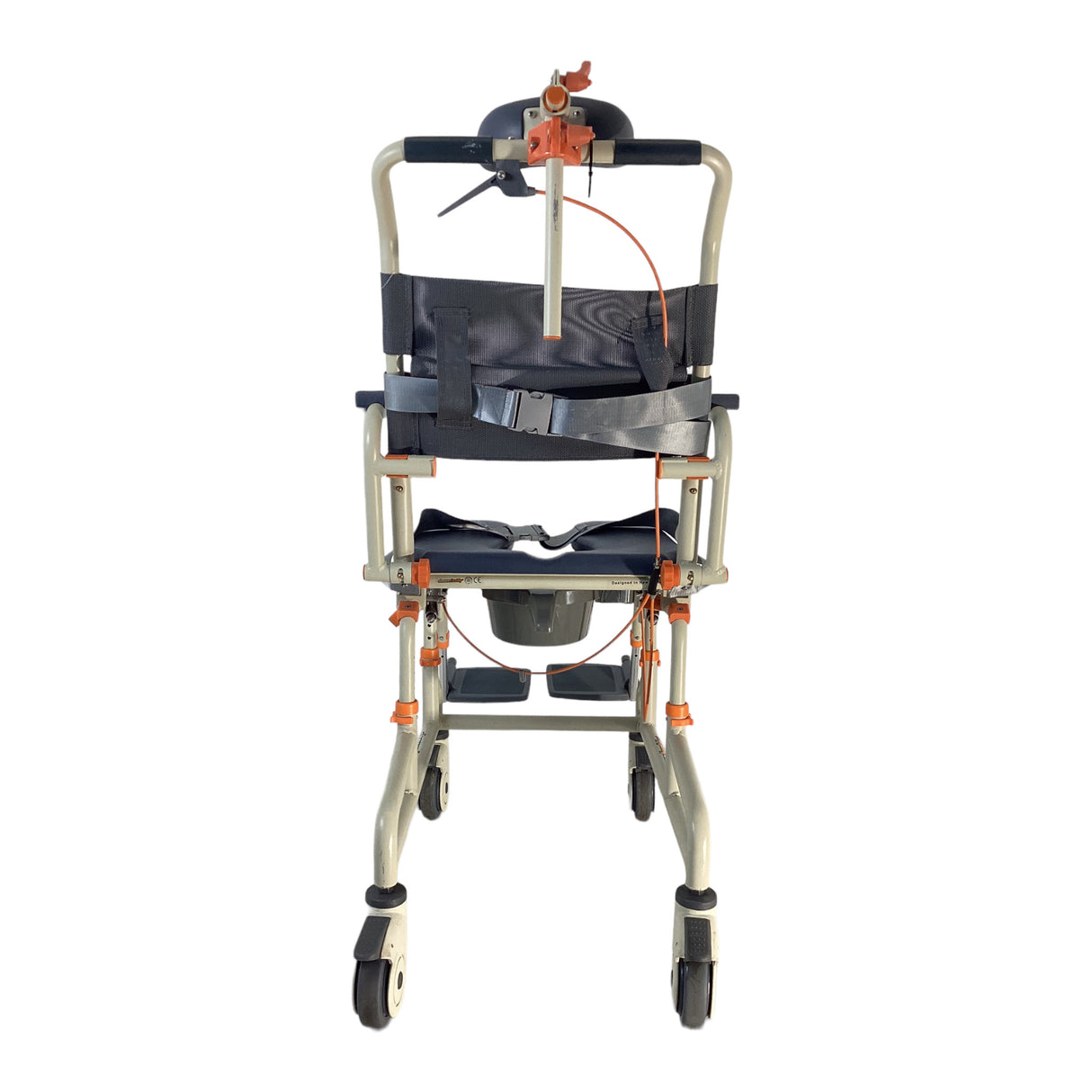 Back view of ShowerBuddy SB3T Roll-in Shower Chair