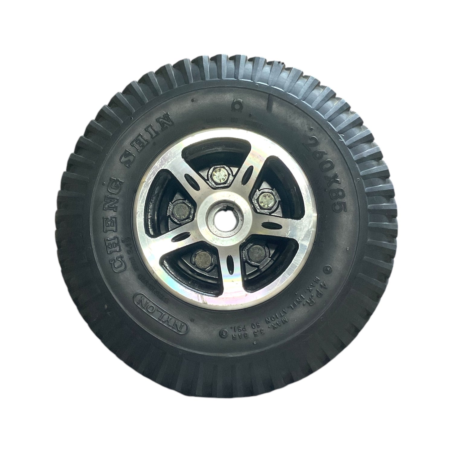 Drive Wheel Assembly for Merits Cypress and Merits Vision Sport Power Chairs | 10 x 3 inches