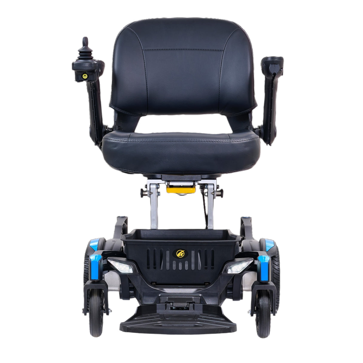 Front view of Golden Buzzaround CarryOn Power Chair